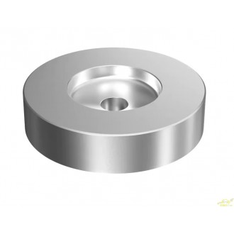 Centrador discos de vinilo 45 rmp metalico