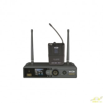 Micrófono de diadema Y Solapa UHF