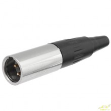 Mini XLR Macho 3 Pines