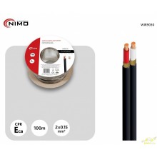 WIR9030 CABLE PARALELO APANTALLADO, NEGRO 100M