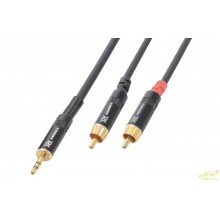 Conexion 1,5 m 2 rca a mini jack Estereo