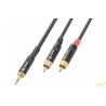 Conexion 1,5 m 2 rca a mini jack Estereo
