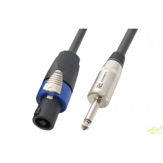 5m Cable de altavoz profesional con conector de 2-pin NL2 y jack de 6.3mm.