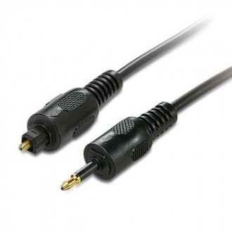 Toslink a Minijack 1,5m - Imagen 1