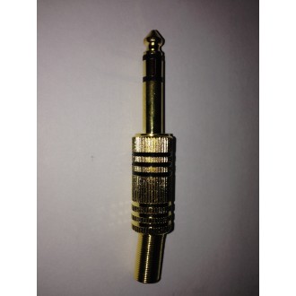 Jack Estereo Metalico 6,3MM - Imagen 1