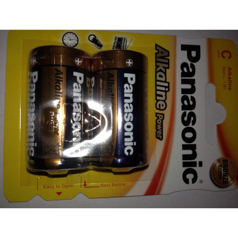 PANASONIC Pro Power | Pilas alcalinas D LR20 1,5 V, Blister de 2 pilas