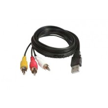 Conexion Usb a 3 Rca 1,5M