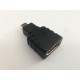 Adaptador Hdmi Hembra a Mini Micro Hdmi Macho - Imagen 1