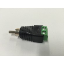 Conector Rca Macho A Bloque Terminales