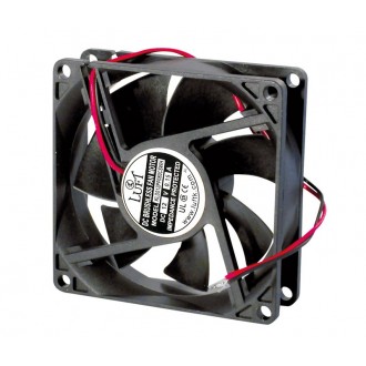 Ventilador 12v 80x80x25mm Cojinete