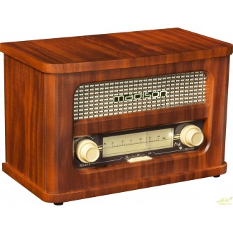 RADIO VINTAGE AUTONOMA CON BLUETOOTH & FM 2 X 10W