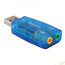 Tarjeta sonido externa usb