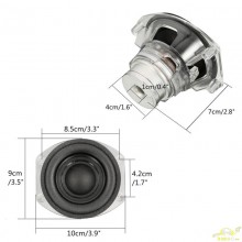 Altavoz Repuesto Subwofwer 9 CM Diametro