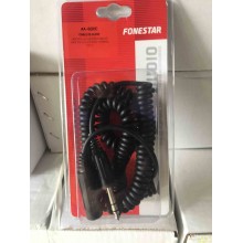 Prolongador cable Auriculares Cable rizado 4,5m