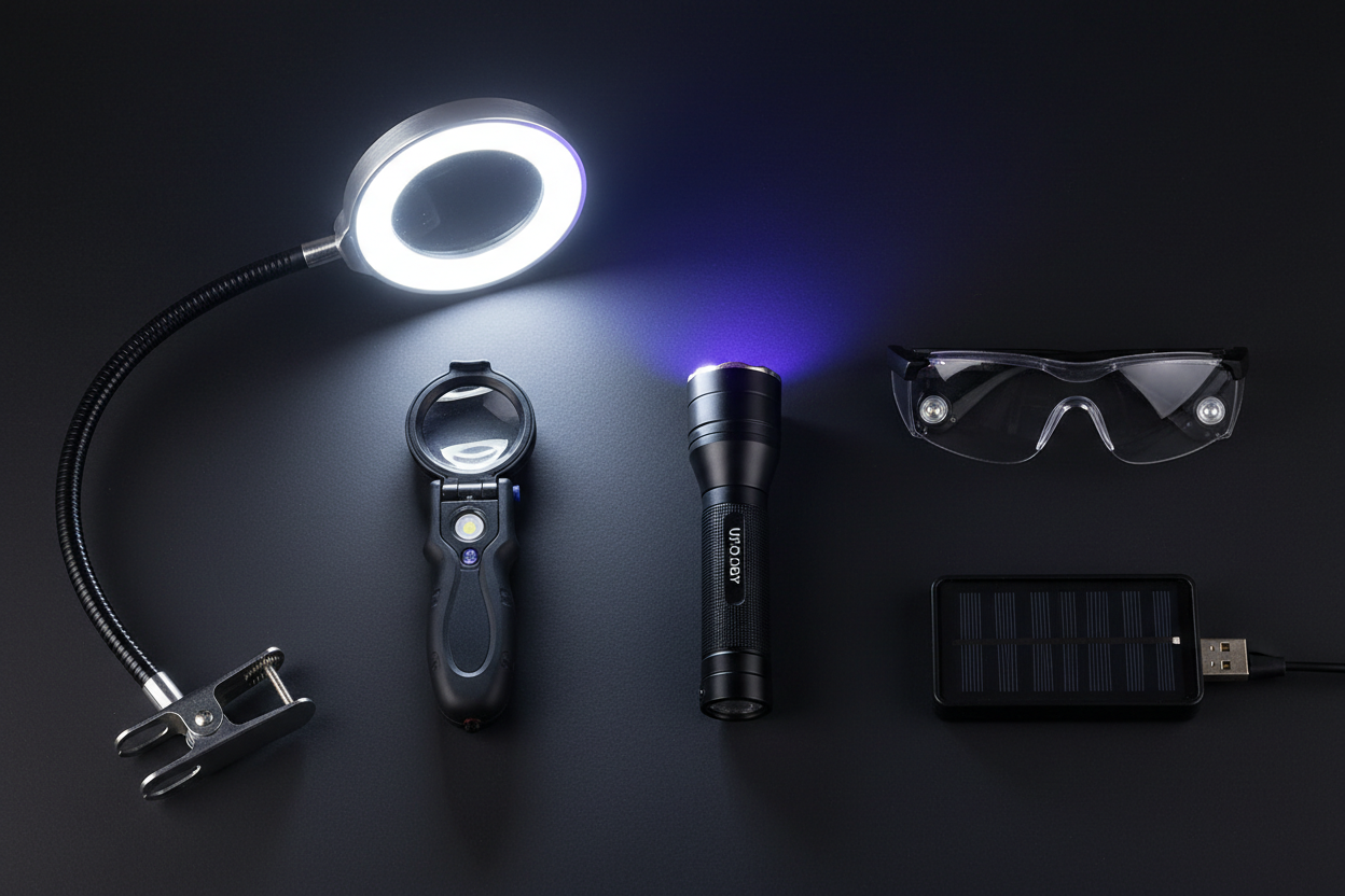 Linternas LED, Lupas y Herramientas de Iluminación