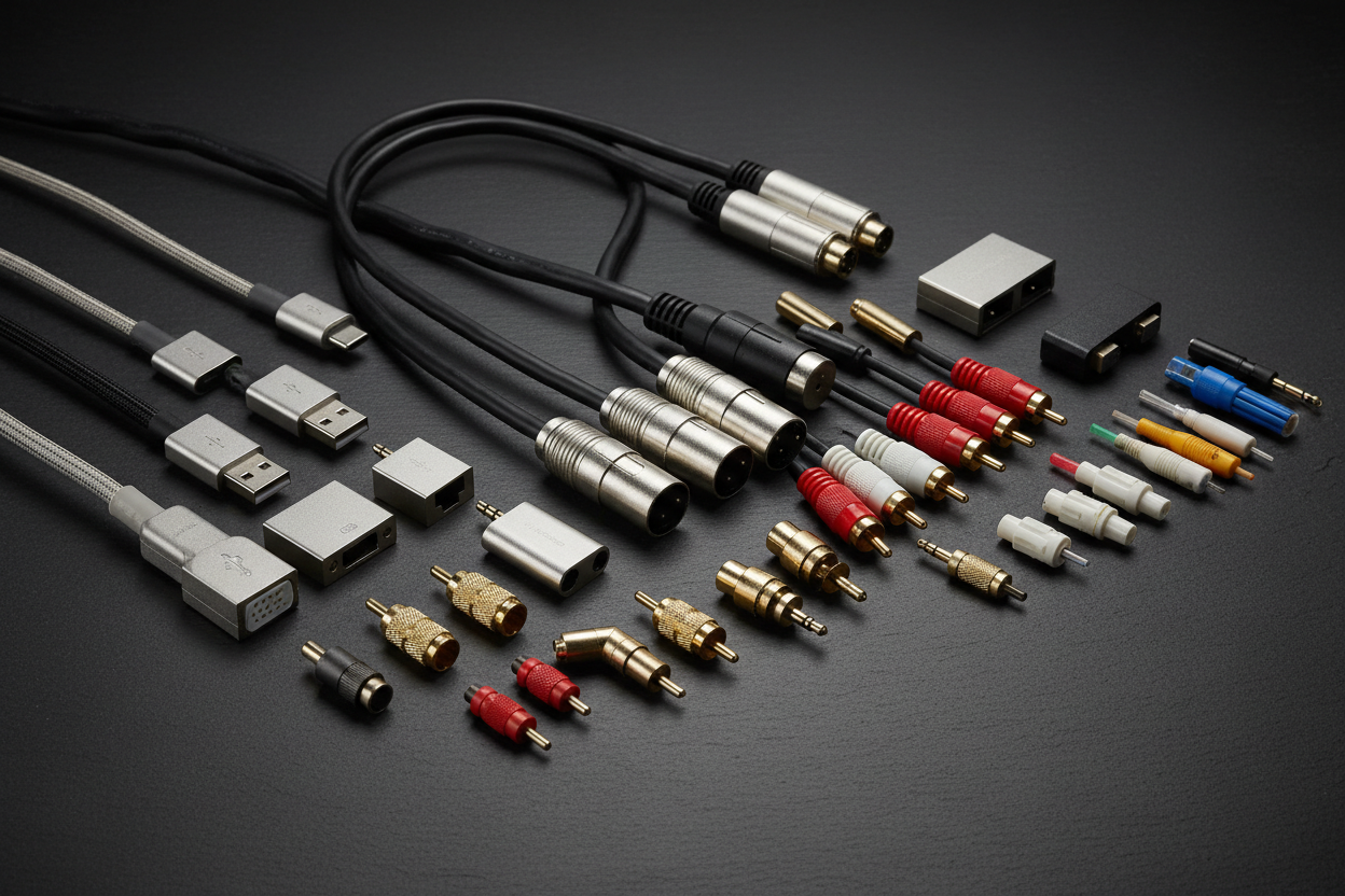 Conexiones y Adaptadores de Audio y Vídeo