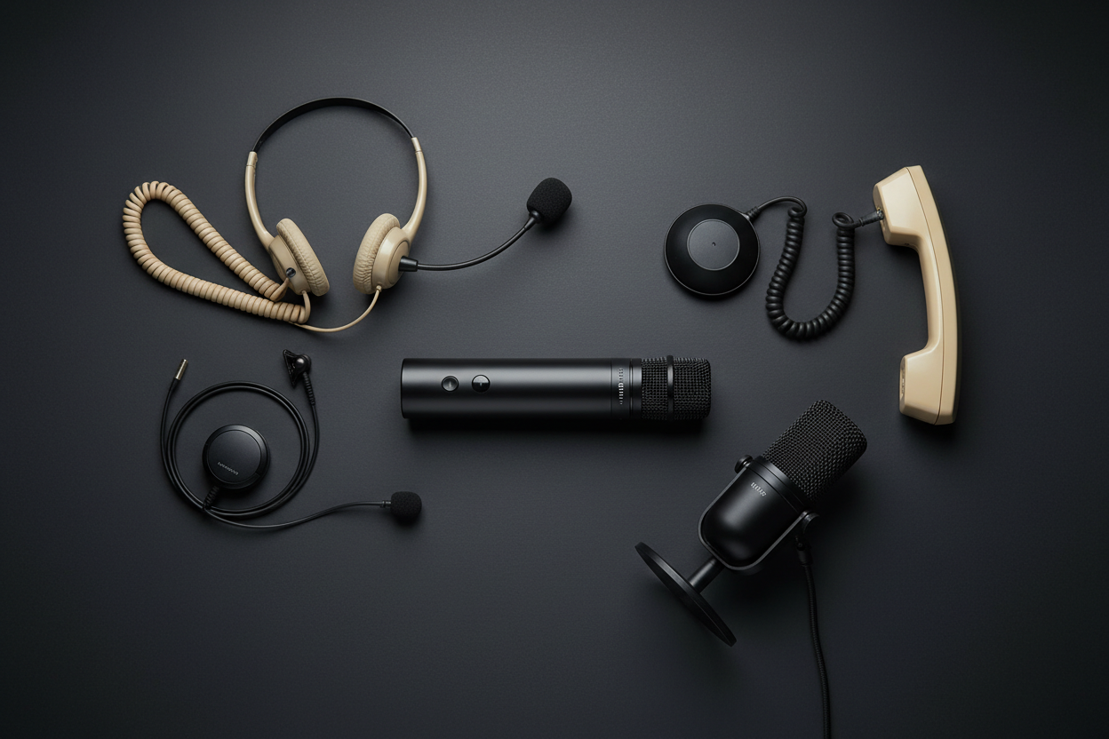 Micrófonos para PC, Móvil y Telefonía