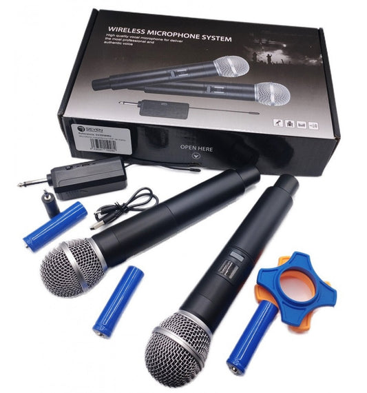 SV210WMU MICROFONO INALAMBRICO SEVEN UHF 2 DE MANO