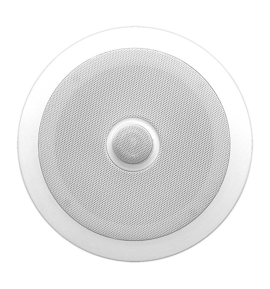 PYLE PDIC80 Pareja de altavoces integrados de techo 8" 150w, Blanco