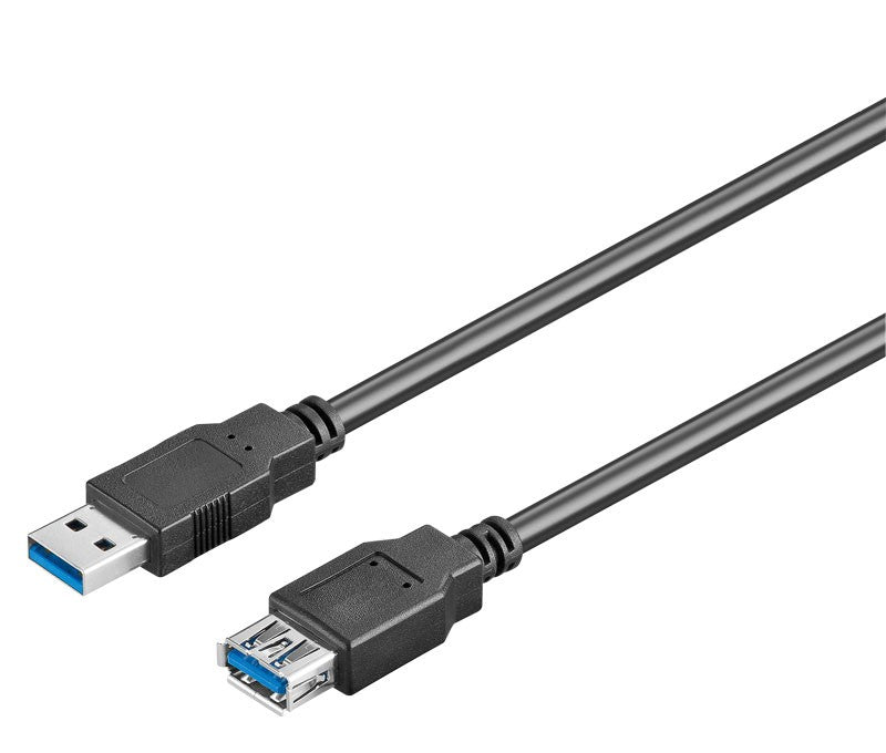 WIR1178  5 Metros  CONEXIÓN USB-A 3.0 MACHO-HEMBRA USB-A 3.0