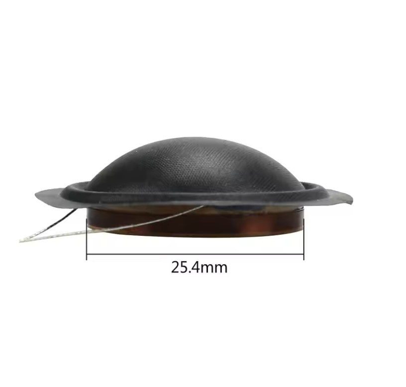 25,4mm 25,5mm Tweeter Bobina de voz 1 pulgada 6OHM 8ohm Membrana de seda