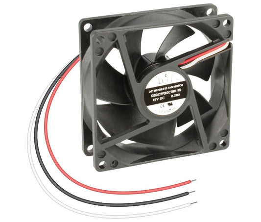 VENTILADOR 12V 80X80X25 3 HILOS VEN031