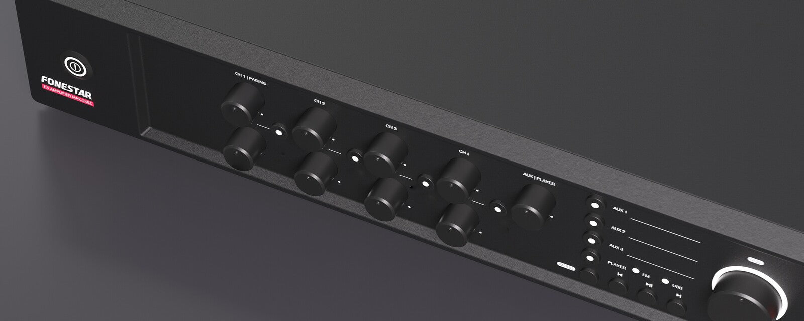 MAX-240Z Amplificador de megafonía multizona