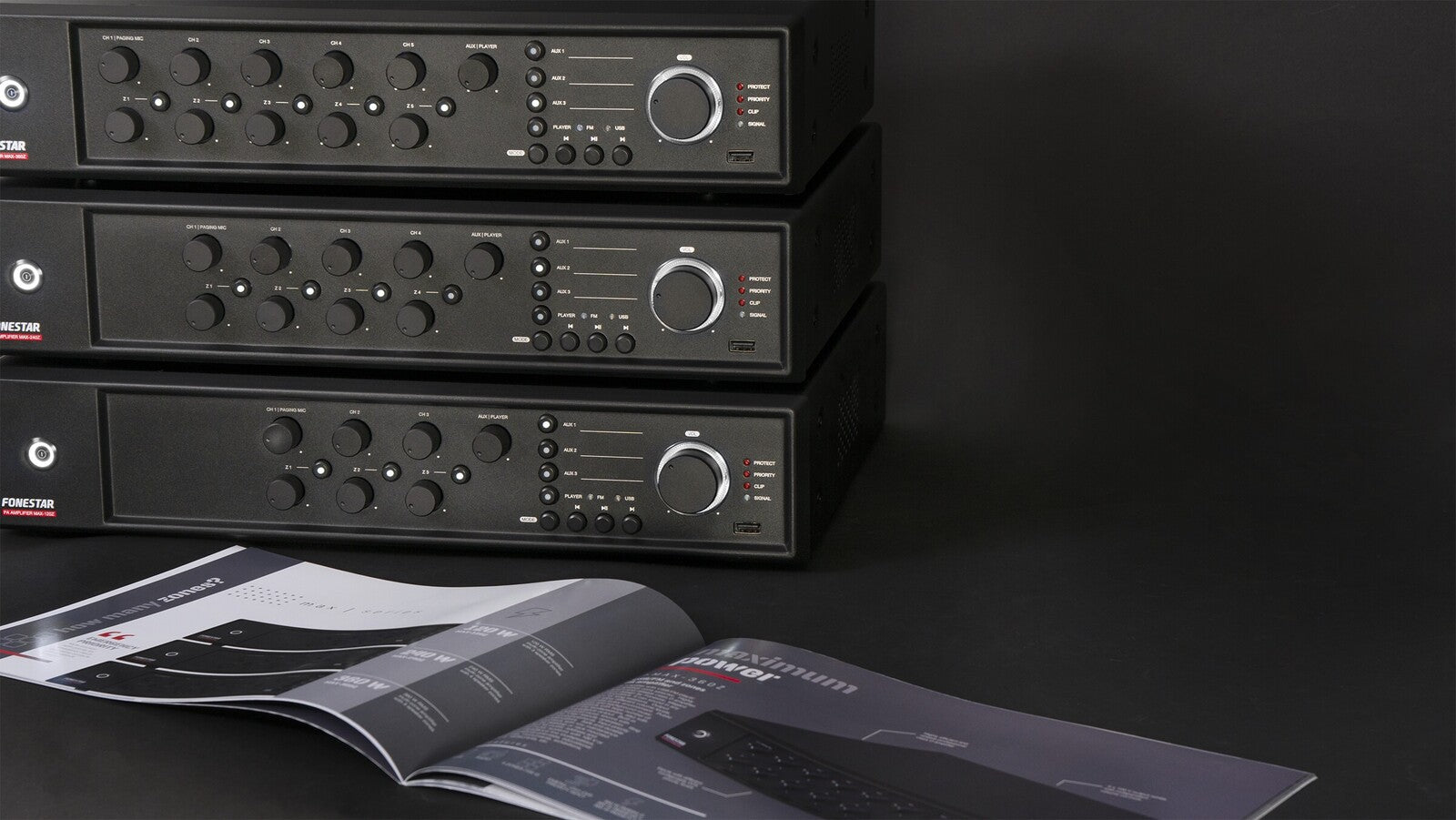 MAX-240Z Amplificador de megafonía multizona