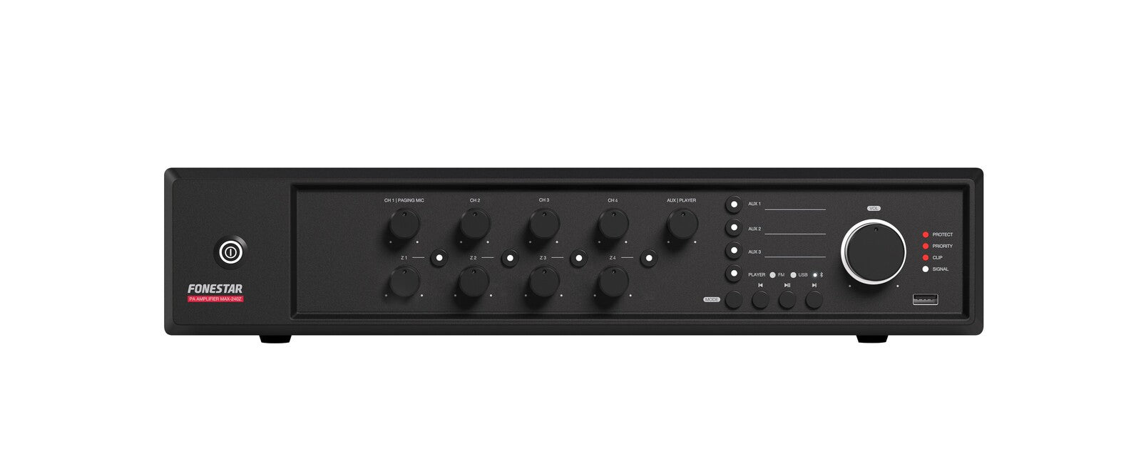 MAX-240Z Amplificador de megafonía multizona