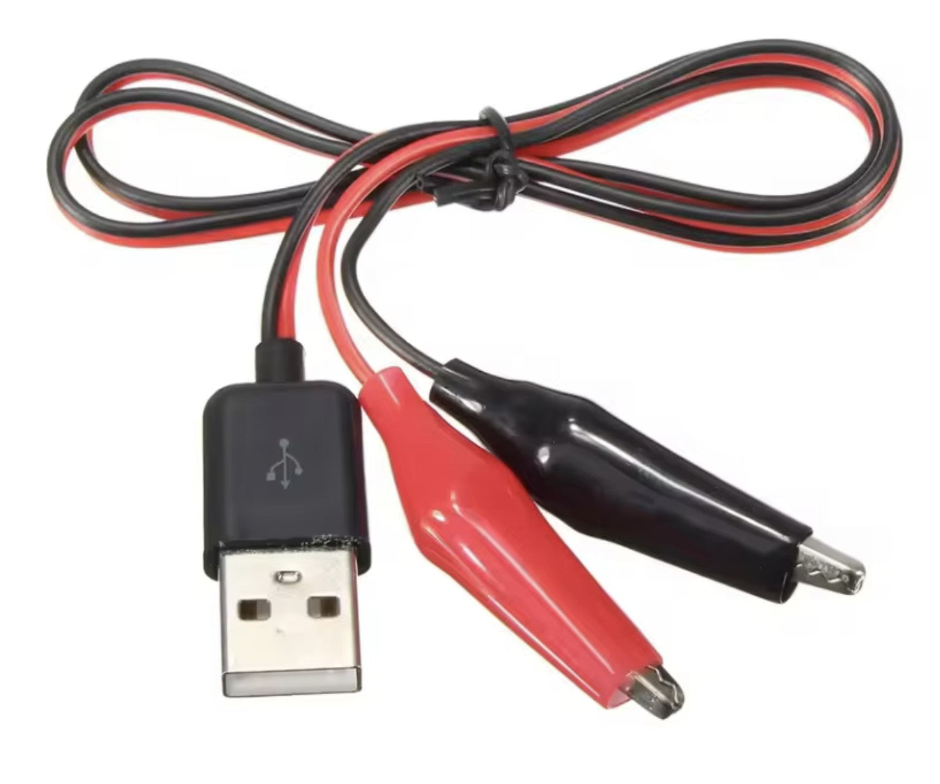 Cable pruebas usb a pinza cocodrilo