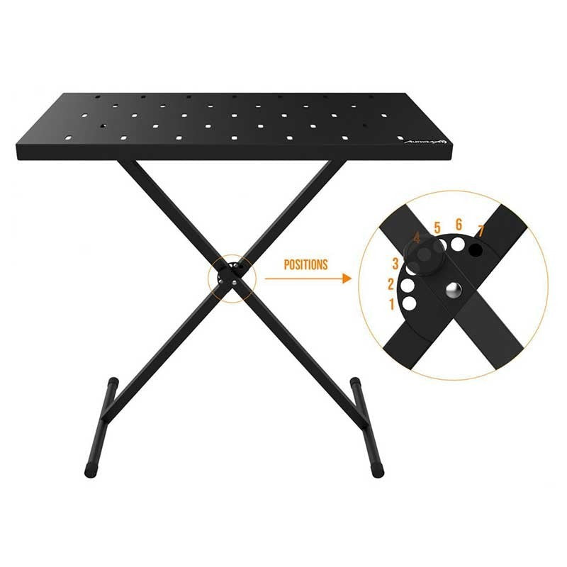 AUDIBAX ONYX 200 SOPORTE MESA MULTIFUNCIONAL DJ TECLADOS MESAS DE MEZCLAS