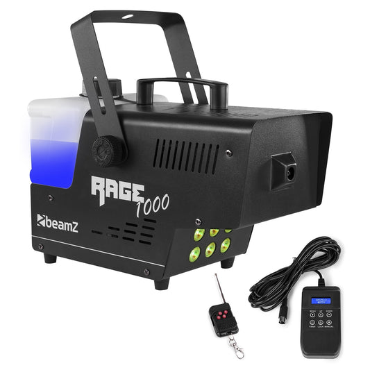 Maquina de humo de 1000W con LEDs 3  RAGE 1000 LED