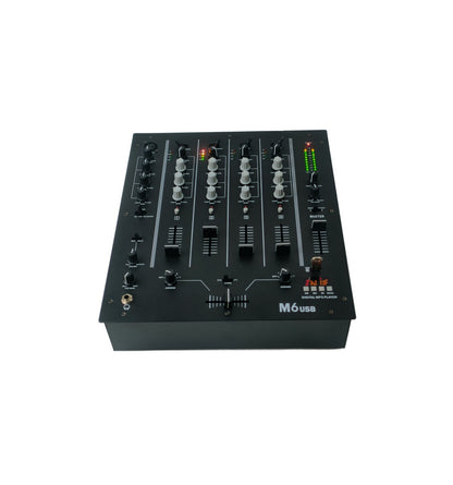 SV6DMIX MESA DE MEZCLAS DJ PROFESIONAL 4 CANALES