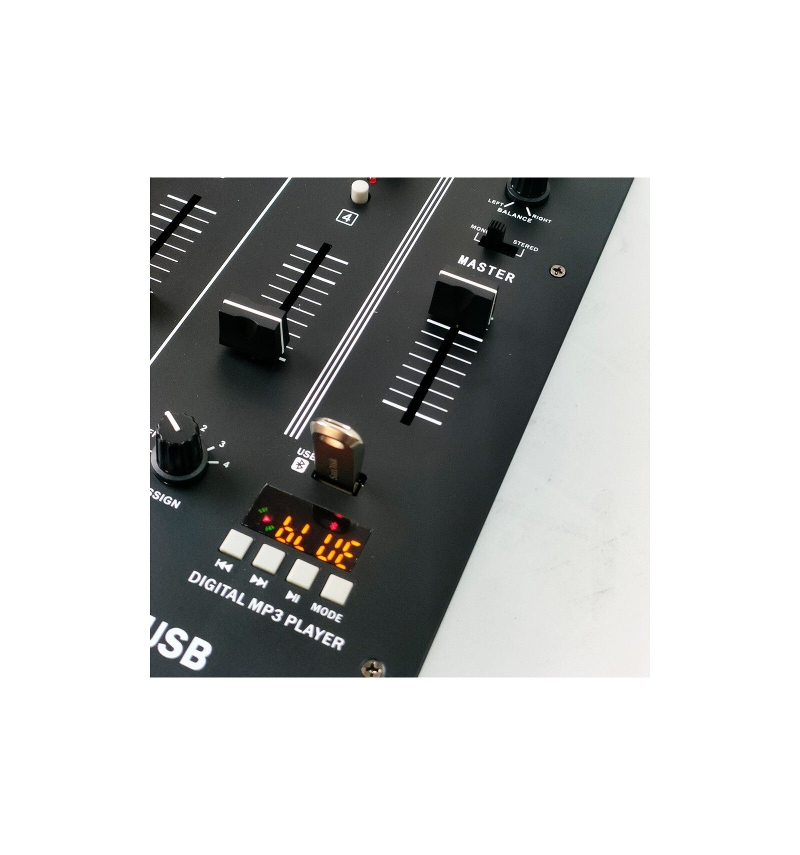 SV6DMIX MESA DE MEZCLAS DJ PROFESIONAL 4 CANALES