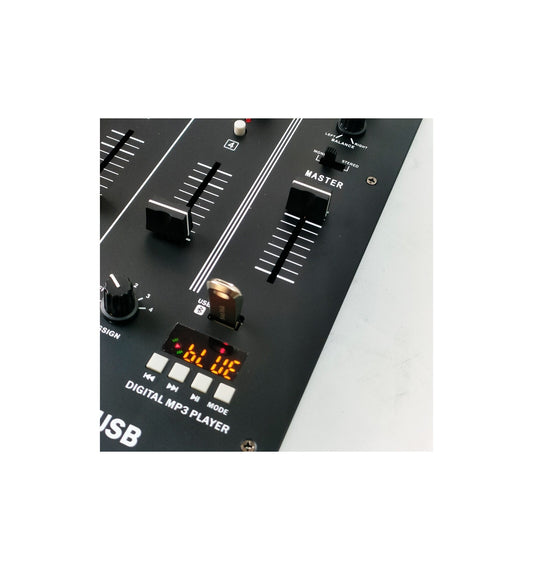 SV6DMIX MESA DE MEZCLAS DJ PROFESIONAL 4 CANALES