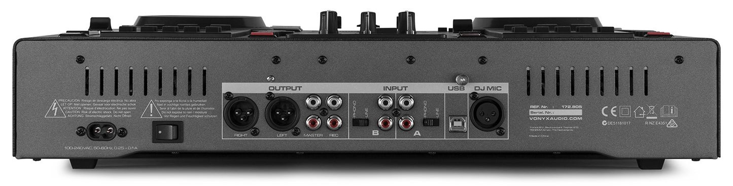 CDJ450 DOBLE REPRODUCTOR MEZCLADOR SOBREMESA CD/MP3/USB CON BT