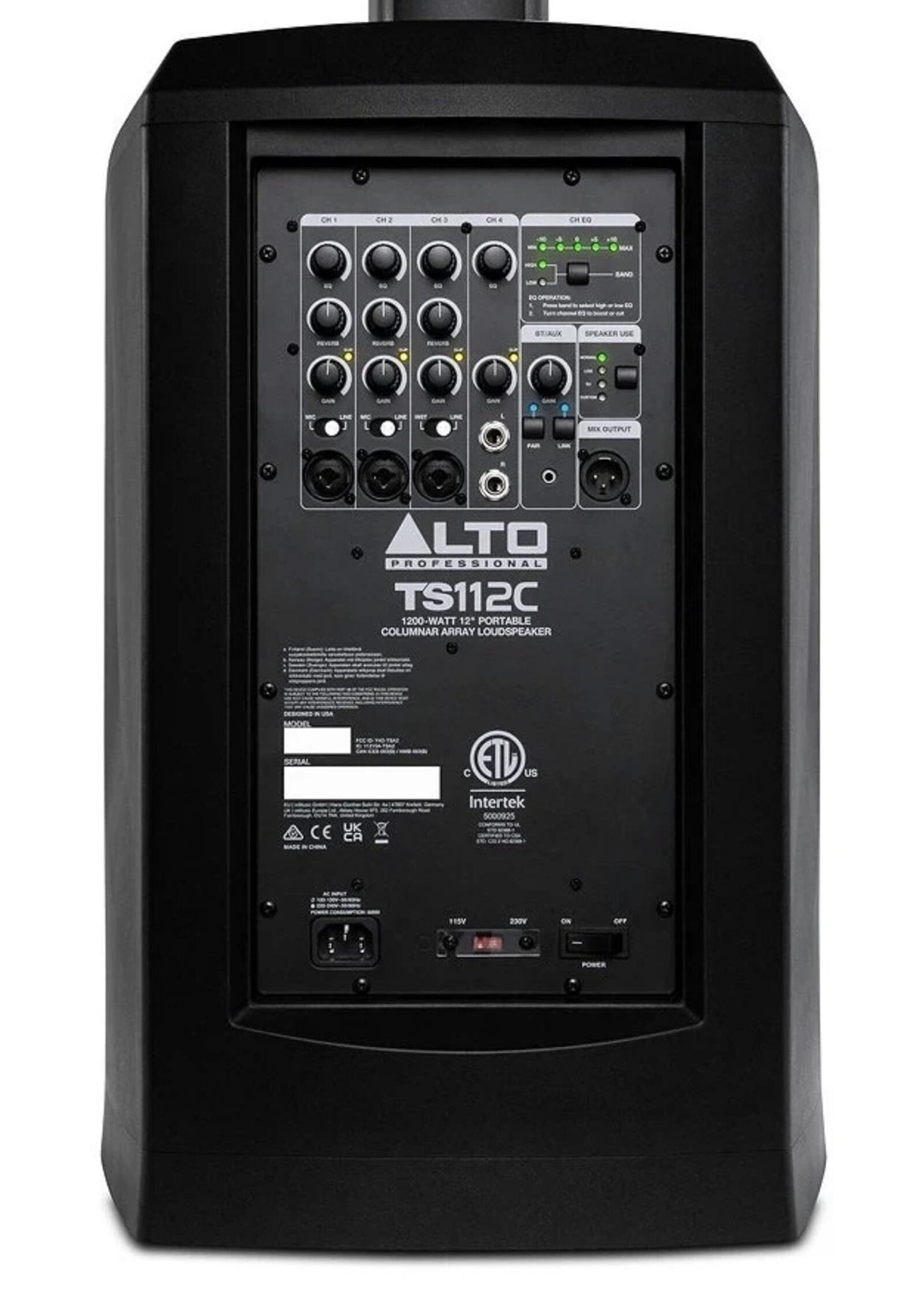 Alto Profesional TS112C Sistema PA 1200W MAX