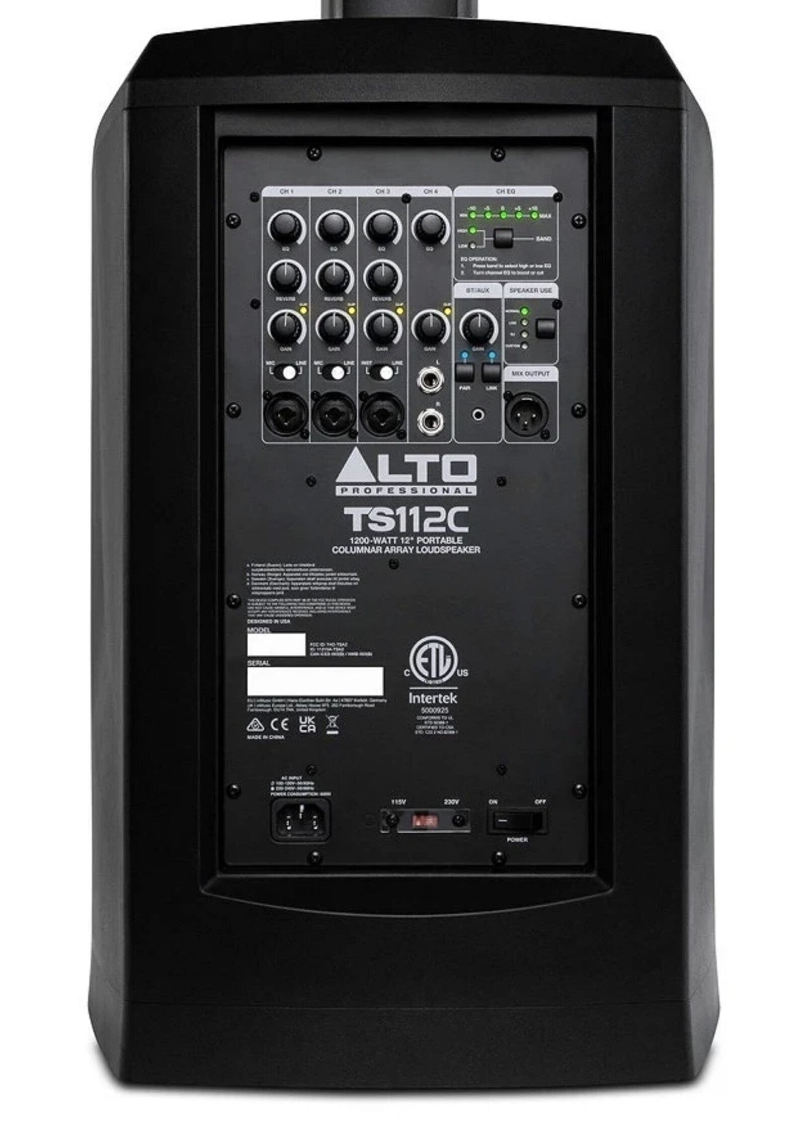 Alto Profesional TS112C Sistema PA 1200W MAX