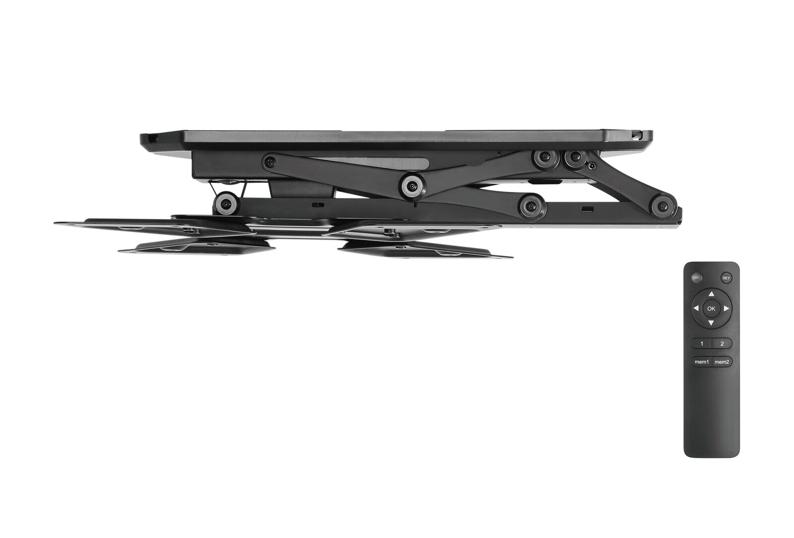 Soporte TV orientable de techo motorizado