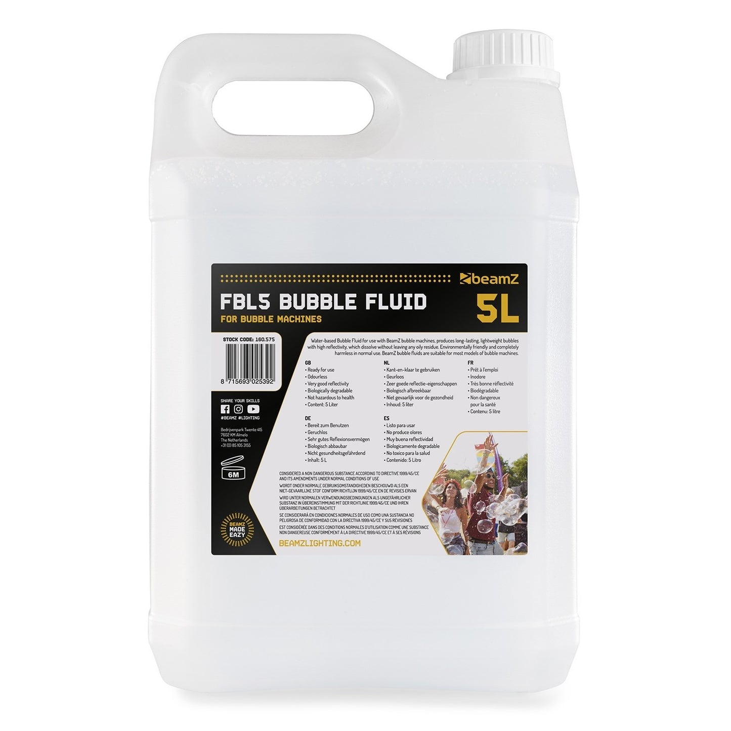 FBL5 LÍQUIDO DE BURBUJAS 5L