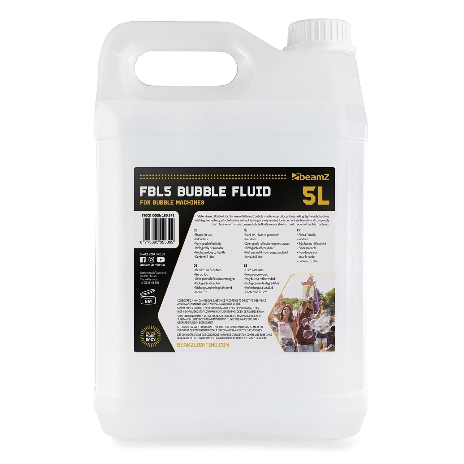 FBL5 LÍQUIDO DE BURBUJAS 5L
