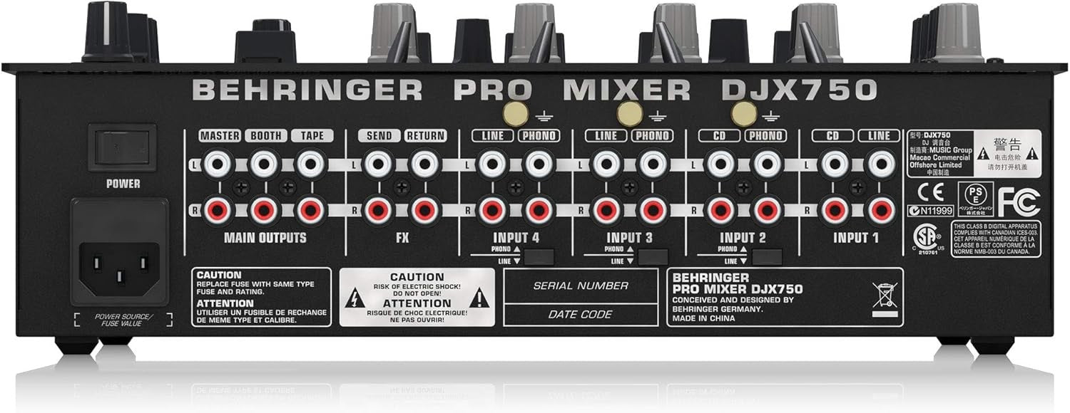 Behringer PRO MIXER DJX750 Mezclador de DJ