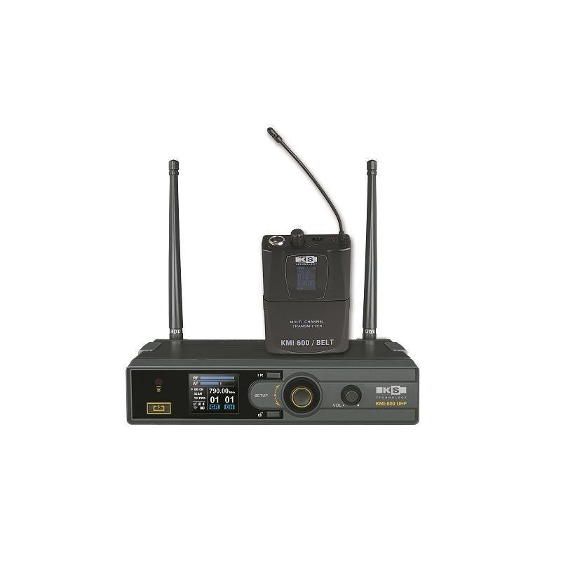 Micrófono de diadema Y Solapa UHF