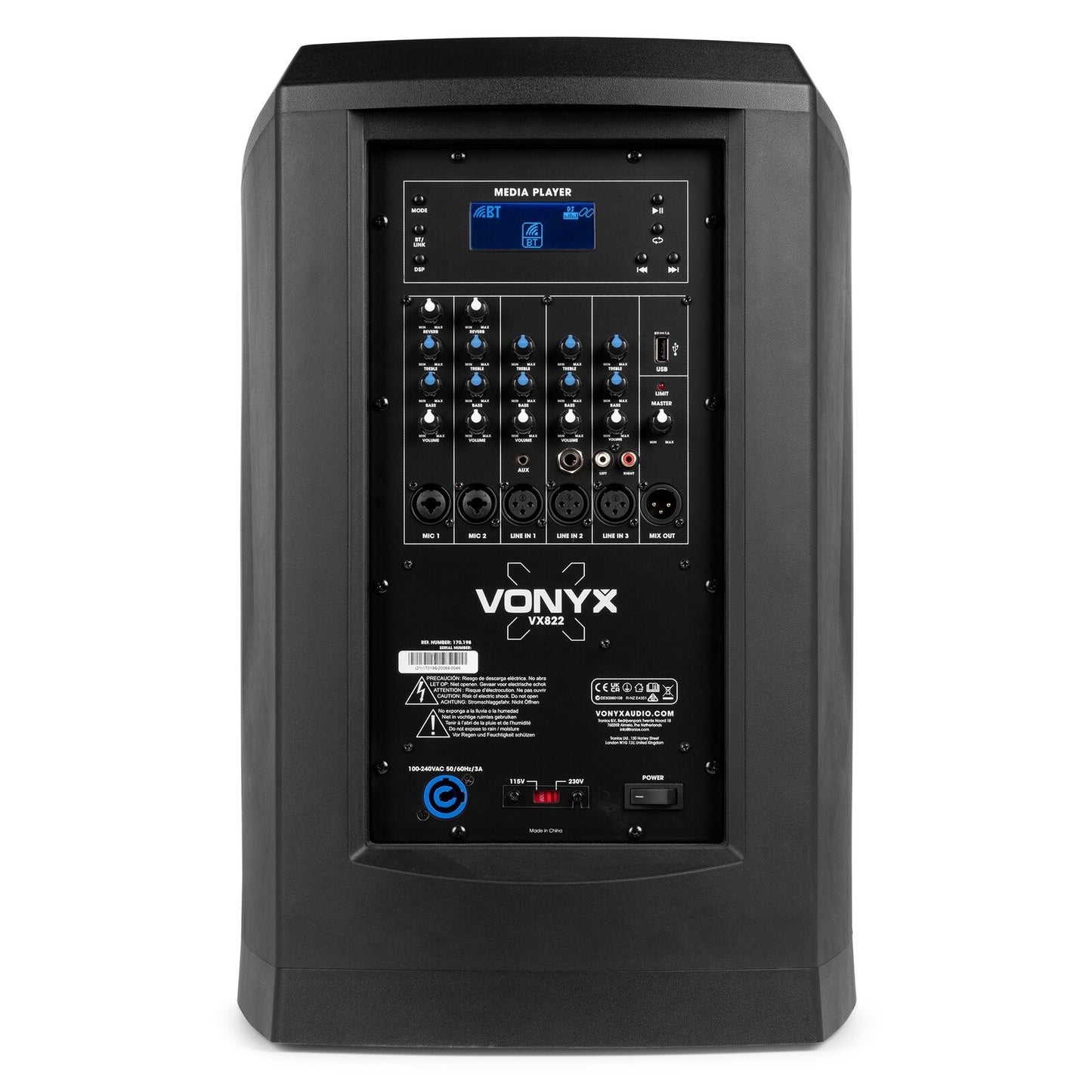 SISTEMA DE ALTAVOCES DE COLUMNA VX822