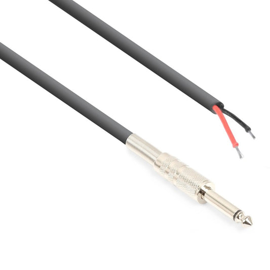 Vonyx CX410-6 Cable de Altavoz Jack 6.3mm Mono a Cable Abierto 6m