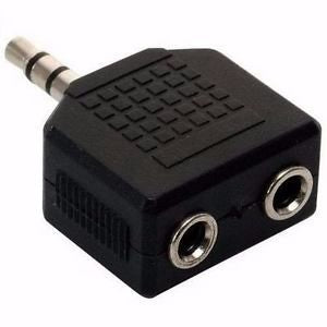ADAPTADOR DE MINI JACK ESTEREO A DOS MINI JACK HEMBRA