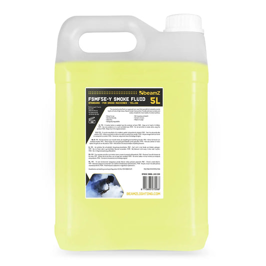 Líquido de Humo Densidad Estándar Amarillo BeamZ FSMF5E-Y — 5 Litros