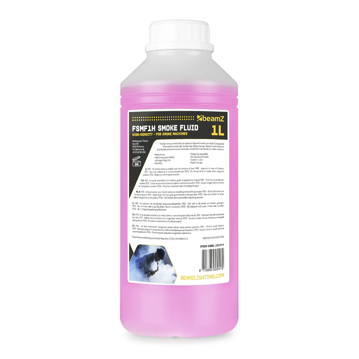BeamZ FSMF1H Líquido de Humo 1L Alta Densidad