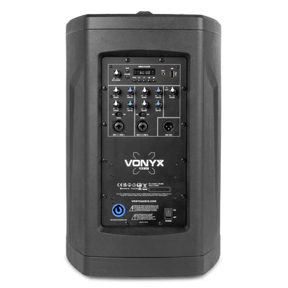 Vonyx VX808B Sistema de Columna Activo 320W Bluetooth USB Negro