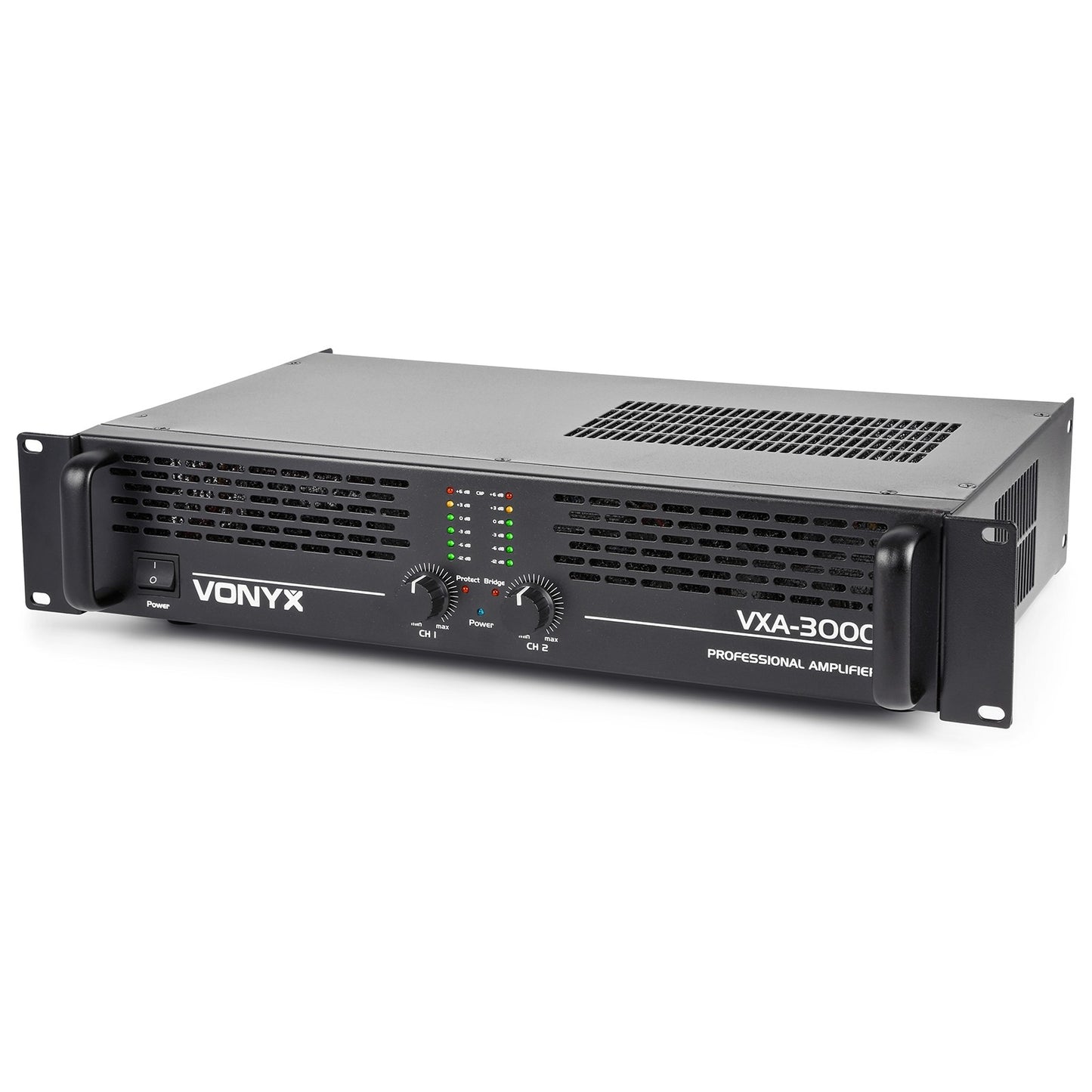 Vonyx VXA-3000 Amplificador PA Estéreo 2x1500W Rack 19"